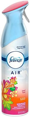 Febreze Air Freshener Spray - Gain Island Fresh - Net Wt. 8.8 OZ (250 g) Per Bottle - Pack of 2 Bottles - Image 3