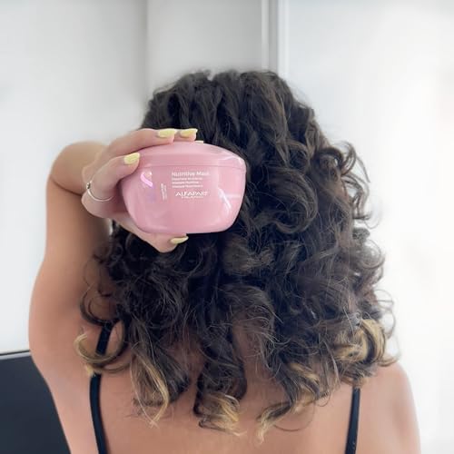 Alfaparf Milano Semi Di Lino Moisture Nutritive Mask for Dry Hair - Safe on Color Treated Hair - Sulfate, Paraben and Paraffin Free - Professional Salon Quality - Image 8