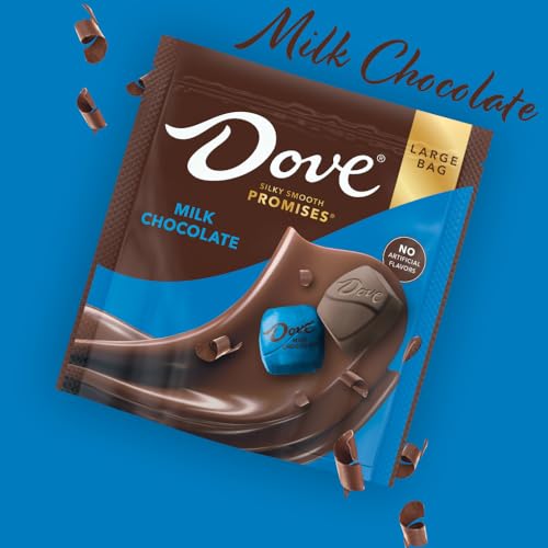 DOVE PROMISES Milk Chocolate Large Bag Individually Foil Wrapped Easter Basket Easter Egg Stuffers Easter Candy, 14.08 Oz Bag - Image 2