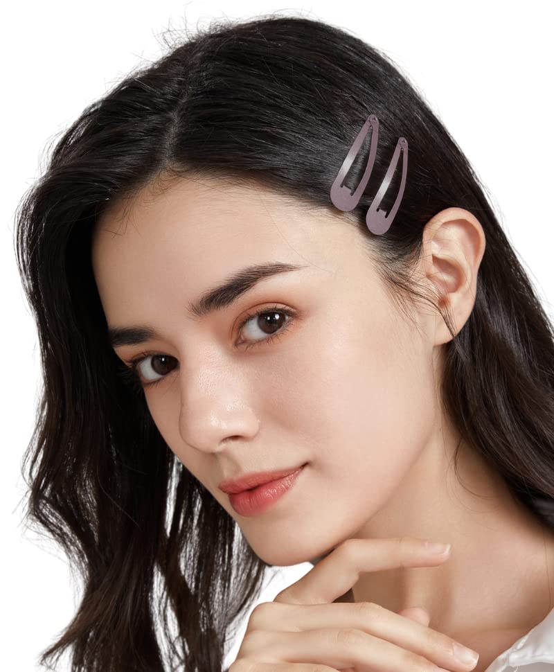 Dofash Women's Braided Good Hair set 102counts set (Bobby pins 60pcs + Hyper Elastics ties 30pcs + Snap hair clips (Brown) - Image 2