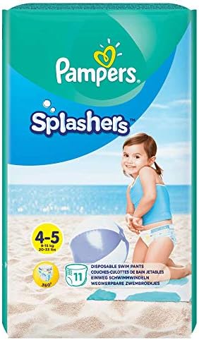Pampers Splashers Size 4-5 9-15 kg Disposable Swim Diapers for Optimal Protection in Water, 11 Pieces - Image 2