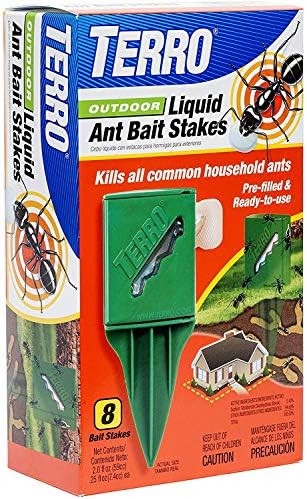 Terro T1812 Outdoor Liquid Ant Killer Bait Stakes - 8 Count (0.25 oz each) (2 Pack) - Image 2