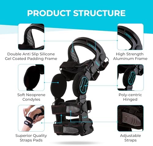 Z1 K6 Hinged Unloader Metal Knee Brace for Men and Women - Knee Support for ACL, MCL, LCL, PCL, Sport Injuries, Mild Osteoarthritis, Meniscus Tears - Ideal for Running & Daily Activities (S12) - Image 6