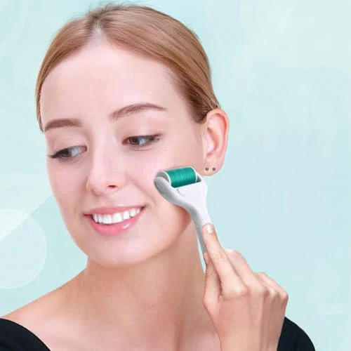 Derma Roller for Face and Body - Angel Kiss 4 in 1 Titanium Microneedling Roller Kit Micro Needle Microneedle Roller, 300 and 720 Needles 0.25mm,1200 Needle 0.3mm - Image 5