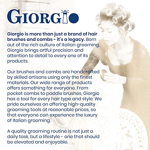 Giorgio G51 Wide Tooth Combs for Women Detangling Comb, Wide Teeth Pocket Comb for Thick Curly Wavy Hair. Hair Detangler Comb For Wet and Dry Everyday Care. Handmade, Saw-Cut and Hand Polished (3.75") - Image 7