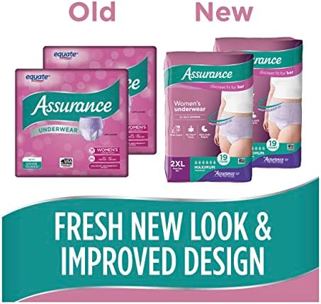 Plus Size Incontinence Underwear for Women, Maximum, 2XL, 14 Ct - Image 2