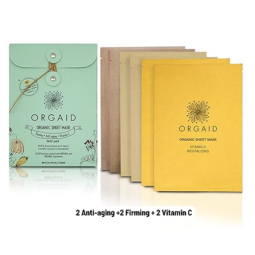 ORGAID Organic Sheet Mask | Made in USA (Assorted Multi-pack, pack of 6) - Image 2