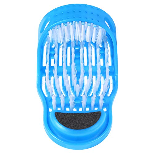 EVERMARKET Simple Feet Cleaner, Magic Foot Scrubber,Exfoliating Easy Feet Cleaning Brush,Feet Washer Foot Shower Spa Massager Slippers for Unisex Adults - Image 2