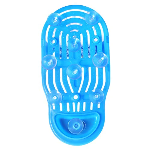 EVERMARKET Simple Feet Cleaner, Magic Foot Scrubber,Exfoliating Easy Feet Cleaning Brush,Feet Washer Foot Shower Spa Massager Slippers for Unisex Adults - Image 3