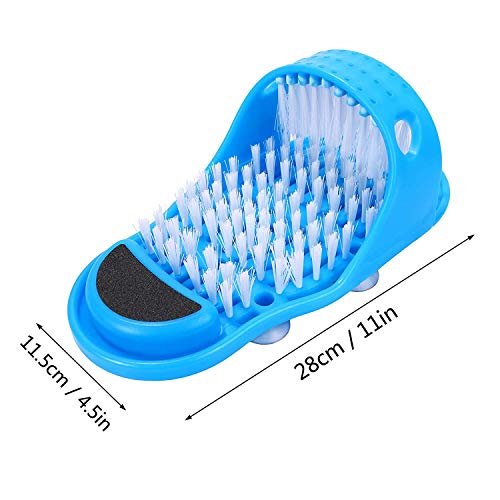 EVERMARKET Simple Feet Cleaner, Magic Foot Scrubber,Exfoliating Easy Feet Cleaning Brush,Feet Washer Foot Shower Spa Massager Slippers for Unisex Adults - Image 5