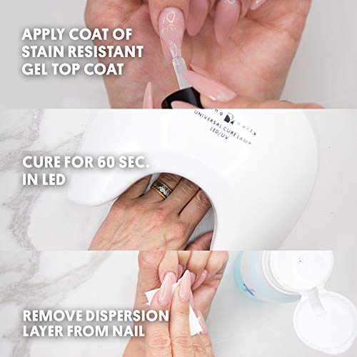 Young Nails Gel Top Coats & Base Coat - High Gloss Shine, Clear Gel Polish Top Coat, UV & LED, Gel Acrylic Dip Powder Nails - Image 3