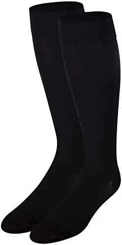 NuVein Medical Compression Stockings, 20-30 mmHg Support for Women & Men, Knee Length, Closed Toe, Black, Large - Image 5