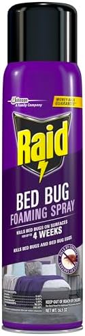 Raid Bed Bug Foaming Spray, Kills Bed Bugs and Their Eggs, for Indoor Use, Non-Staining, Keeps Killing for Weeks, 16.5 oz (Pack of 1) - Image 7