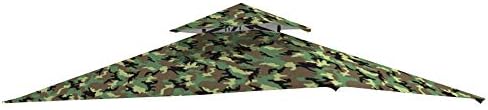 Garden Winds Replacement Canopy for Mainstays Grill Shelter Gazebo - Standard 350 - Camo Green - Image 2
