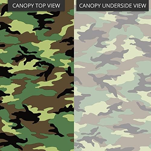 Garden Winds Replacement Canopy for Mainstays Grill Shelter Gazebo - Standard 350 - Camo Green - Image 8