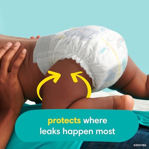 Pampers Swaddlers Disposable Baby Diapers Size 4, 150 Count with Sensitive Water Based Baby Wipes 4X Pop-Top Packs (336 Count) - Image 5