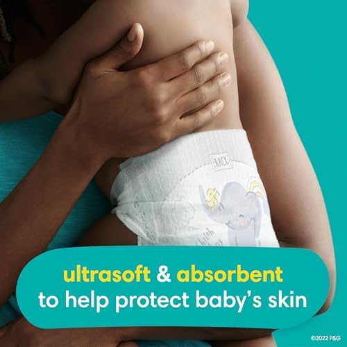 Pampers Swaddlers Disposable Baby Diapers Size 4, 150 Count with Sensitive Water Based Baby Wipes 4X Pop-Top Packs (336 Count) - Image 6