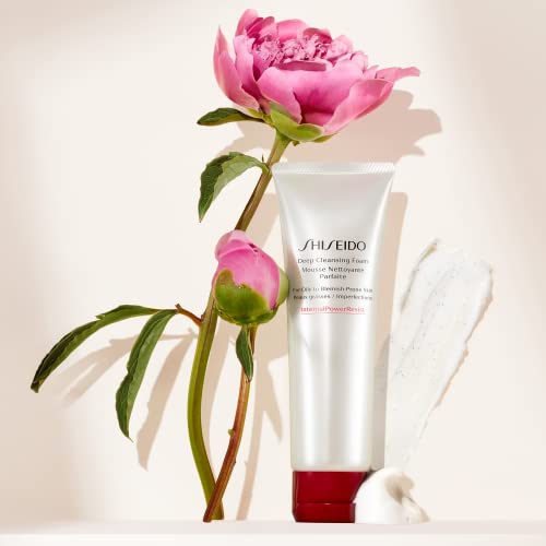 Shiseido Deep Cleansing Foam - 125 mL - Deeply Cleanses & Removes Impurities for a Fresh, Smooth Finish - For Oily to Blemish-Prone Skin - Image 6