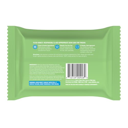 TBH Kids Spot Wash Wipes - Cleansing Face Wipes - Acne Prevention - Sulfate, Paraben Free - 30 Pack. - Image 3