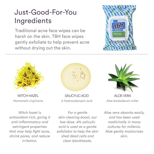 TBH Kids Spot Wash Wipes - Cleansing Face Wipes - Acne Prevention - Sulfate, Paraben Free - 30 Pack. - Image 6