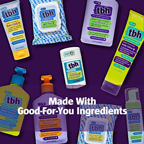 TBH Kids Spot Wash Wipes - Cleansing Face Wipes - Acne Prevention - Sulfate, Paraben Free - 30 Pack. - Image 7