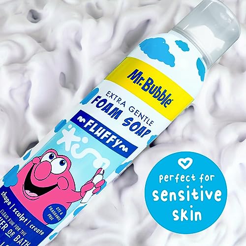 Mr. Bubble Extra Gentle Foam Soap - Fragrance Free Kids Hand and Body Wash 8OZ, Pack of 6 - Image 6