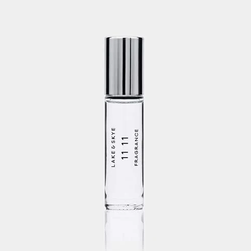 Lake & Skye 11 11 Rollerball Fragrance Oil, 0.33 fl oz (10 ml) - Clean, Sheer, Uplifting Scent