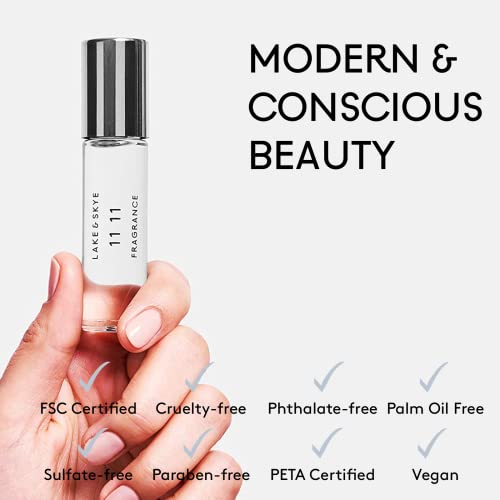 Lake & Skye 11 11 Rollerball Fragrance Oil, 0.33 fl oz (10 ml) - Clean, Sheer, Uplifting Scent - Image 5