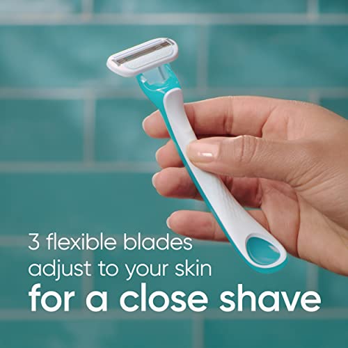Gillette Venus Tropical Value Pack 6 Disposable Razors 3 Blades - Image 2