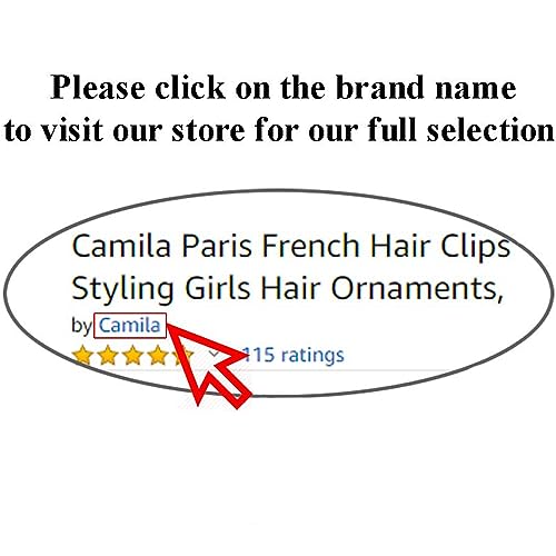 Camila Paris CP2638 French Hair Barrette Clip for Girls for Thick Curly Wavy Long Hair, Strong Hold Grip Hair Clips for Women, Automatic, No Slip Durable Styling Girls Hair Accessories, Made in France - Image 8