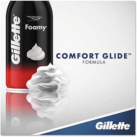 Gillette 14501 Foamy Shave Cream, Original Scent, 2 oz Aerosol, 48/Carton - Image 6