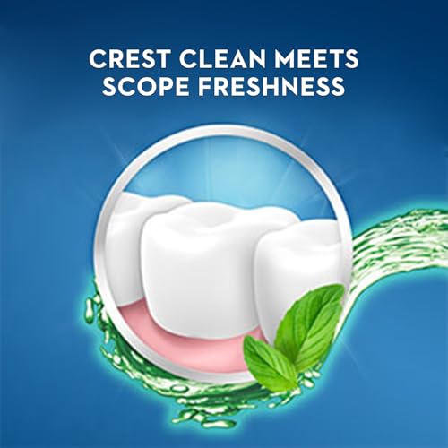 PROCTER & GAMBLE Crest + Scope Rinse, Classic Mint, 36 Ml Bottle, 180/carton - Image 4