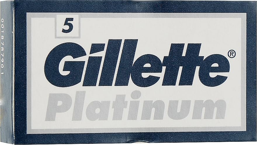 Gillette, 100 Gillette Platinum Double Edge Safety Razor Blades on a display card, 20 dispnesers of 5 Blades - Image 2