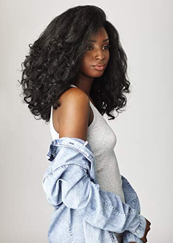 Sensationnel Curls kinksandco half wig - rain maker instant weave drawstring cap for natural 3c to 4c hair textures (4 MEDBROWN) - Image 4