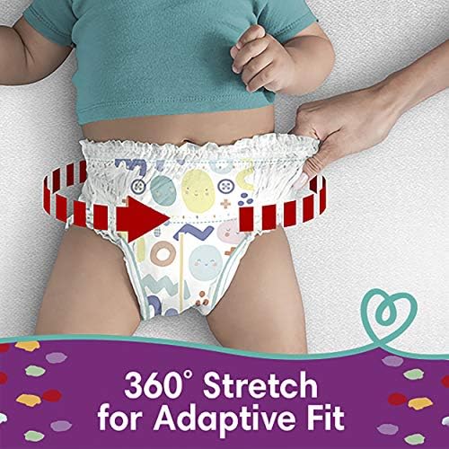 Pampers Pull On Diapers Size 3 - Cruisers 360˚ Fit Disposable Baby Diapers with Stretchy Waistband, 156Count ONE Month Supply - Image 2