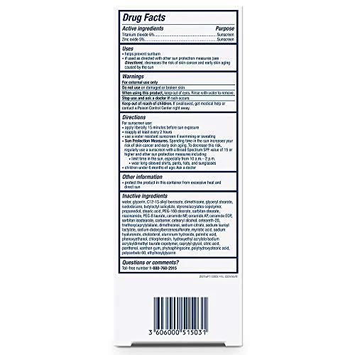 CeraVe 100% Mineral Sunscreen SPF 30, Face sunscreen With Zinc Oxide & Titanium Dioxide, Hyaluronic Acid + Niacinamide + Ceramides, Oil Free, Travel Size 2.5 oz - Image 15