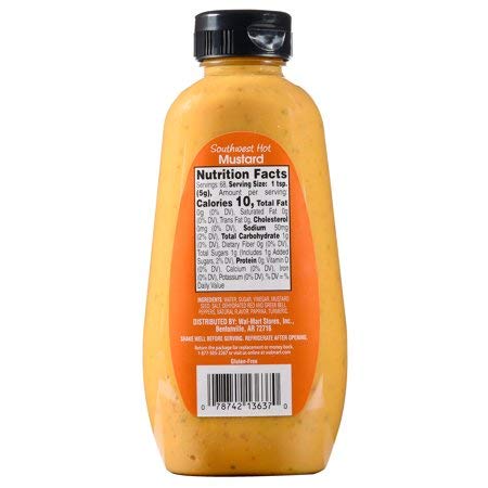 4 Pack of Southwest Hot Mustard - 12 oz - Image 2