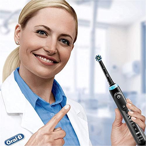 Oral-B Genuine CrossAction Replacement Black Toothbrush Heads, Refills for Electric Toothbrush, Angled Bristles for up to 100 Percent More Plaque Removal, Pack of 4 - Image 3