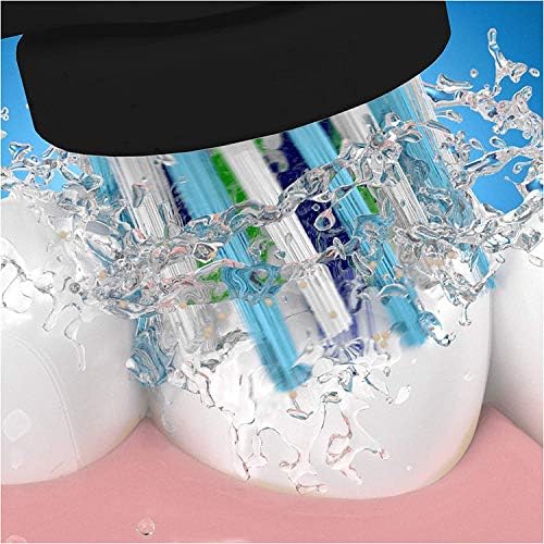 Oral-B Genuine CrossAction Replacement Black Toothbrush Heads, Refills for Electric Toothbrush, Angled Bristles for up to 100 Percent More Plaque Removal, Pack of 4 - Image 4