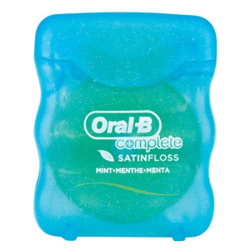 Oral-B Complete Satin Floss, Mint, 5 meters (5.4 Yards), Small Travel Size - Pack of 12 - Image 2