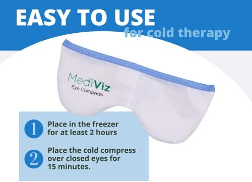 Warm Compress Eye Mask - Moist Heat Compress for Irritated Eyes and Eyelid Lumps and Bumps - Image 4