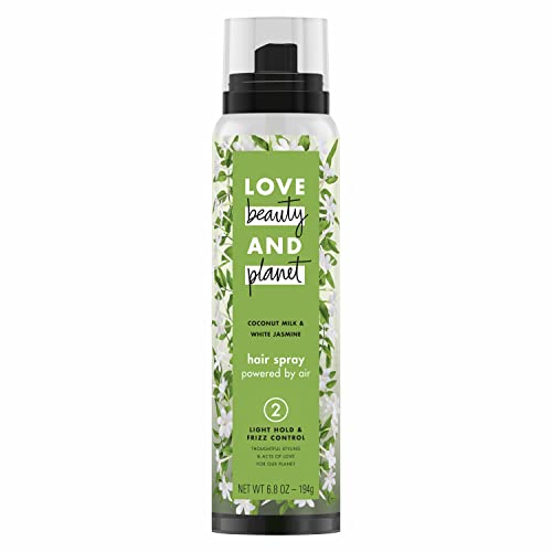 Love Beauty and Planet Frizz Control Hair Spray Coconut Milk and White Jasmine 6.8 oz