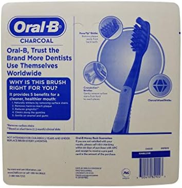 Oral-B Charcoal Toothbrush, Soft (Pack of 6) - Image 2