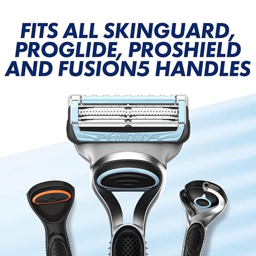 Gillette Skinguard Sensitive Razor Blades For Men, Refills With Precision Trimmer, 8 Count, Pack Of 1 - Image 5