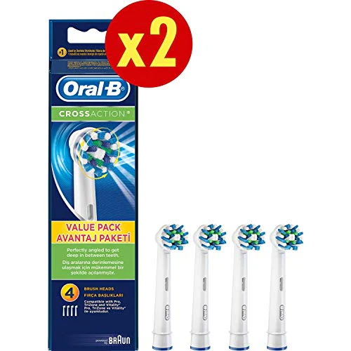 Braun Oral-B Crossaction 3-in-1 Toothbrush Heads by Oral-B | Packing may be vary (8 Count) - Image 2