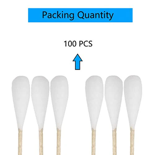 6 Inch Long Cotton Swabs (Large Size) 100pcs for Pets, Gun Cleaning or Makeup - Image 5