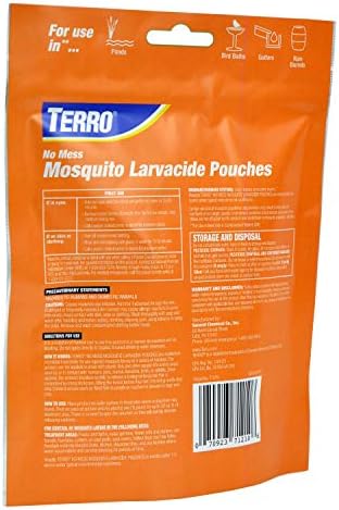 TERRO T1210 No Mess Mosquito Larvacide Pouches - 10 Pouches Included - Image 7