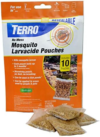 TERRO T1210 No Mess Mosquito Larvacide Pouches - 10 Pouches Included - Image 8