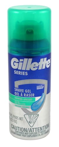 Gillette Series Shave Gel 2.5 Ounce (12 Pieces) Sensitive - Image 2