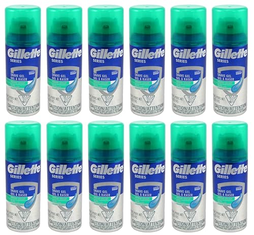 Gillette Series Shave Gel 2.5 Ounce (12 Pieces) Sensitive - Image 3